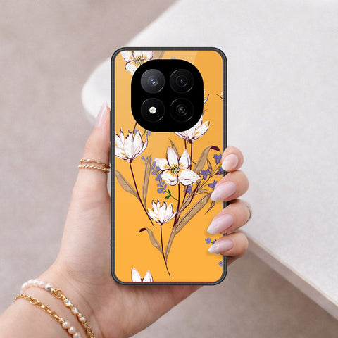 Xiaomi Poco X7 Cover - Floral Series - HQ Ultra Shine Premium Infinity Glass Soft Silicon Borders Case