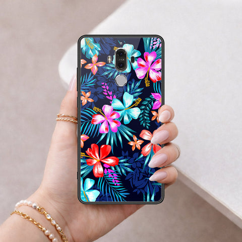 Huawei Mate 9 Cover - Floral Series - HQ Ultra Shine Premium Infinity Glass Soft Silicon Borders Case