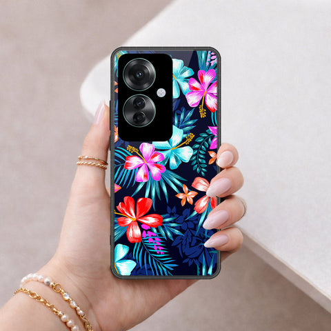 Oppo Reno 11F 5G Cover - Floral Series - HQ Ultra Shine Premium Infinity Glass Soft Silicon Borders Case