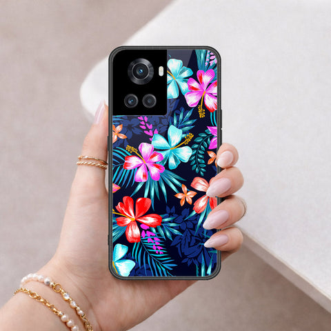 OnePlus 3T Cover - Floral Series - HQ Ultra Shine Premium Infinity Glass Soft Silicon Borders Case