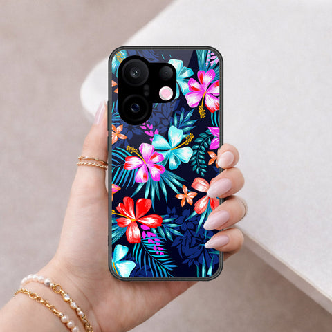 Vivo S30 Pro Mini Cover - Floral Series - HQ Ultra Shine Premium Infinity Glass Soft Silicon Borders Case