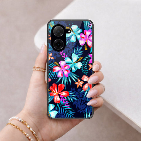 Xiaomi Redmi A5 4G Cover - Floral Series - HQ Ultra Shine Premium Infinity Glass Soft Silicon Borders Case