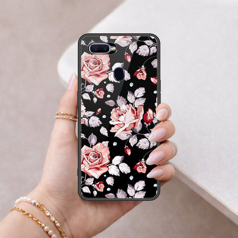 Realme 2 Pro Cover - Floral Series - HQ Ultra Shine Premium Infinity Glass Soft Silicon Borders Case