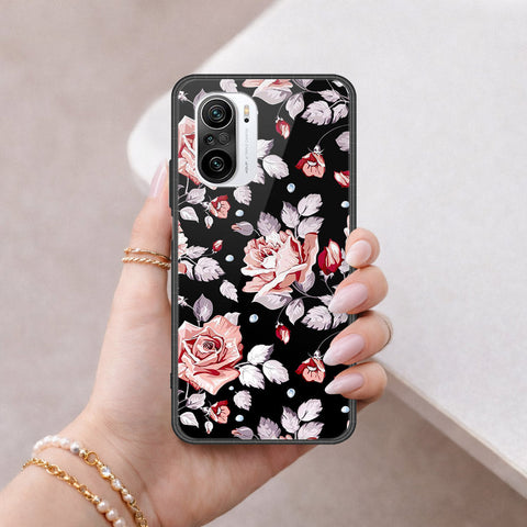 Xiaomi Mi 11i Cover - Floral Series - HQ Ultra Shine Premium Infinity Glass Soft Silicon Borders Case