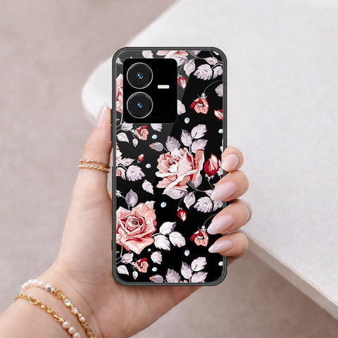 Vivo Y22 Cover - Floral Series - HQ Premium Shine Durable Shatterproof Case