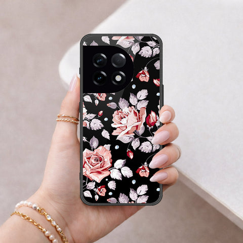 OnePlus 11 Cover - Floral Series - HQ Ultra Shine Premium Infinity Glass Soft Silicon Borders Case