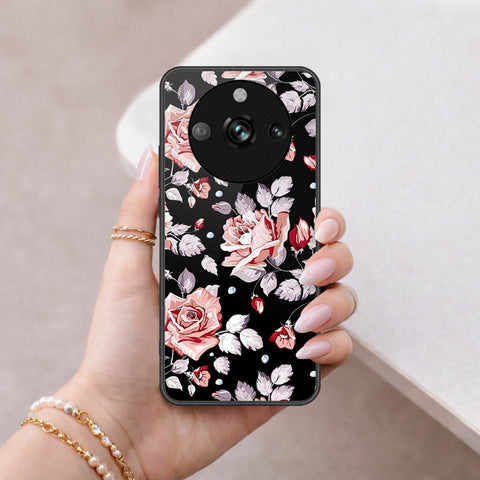 Realme 11 Pro Cover - Floral Series - HQ Ultra Shine Premium Infinity Glass Soft Silicon Borders Case
