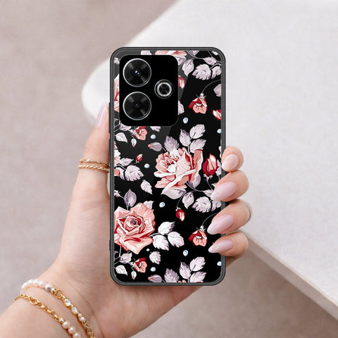Xiaomi Redmi 13 5G Cover - Floral Series - HQ Ultra Shine Premium Infinity Glass Soft Silicon Borders Case