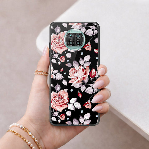 Xiaomi Mi 10T Lite Cover - Floral Series - HQ Ultra Shine Premium Infinity Glass Soft Silicon Borders Case