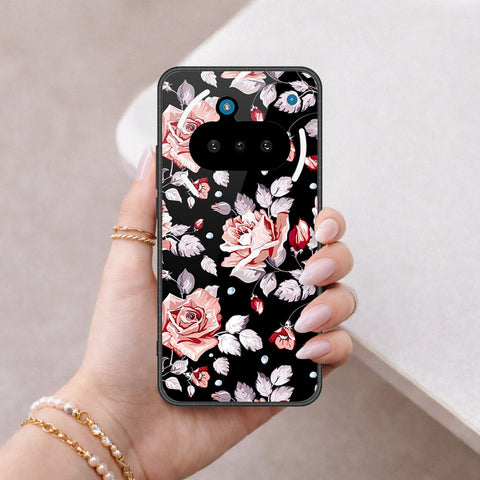 Nothing Phone 3a Cover - Floral Series - HQ Ultra Shine Premium Infinity Glass Soft Silicon Borders Case