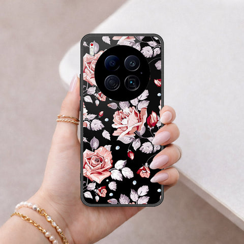 Tecno Camon 40 Premier 4G Cover - Floral Series - HQ Ultra Shine Premium Infinity Glass Soft Silicon Borders Case