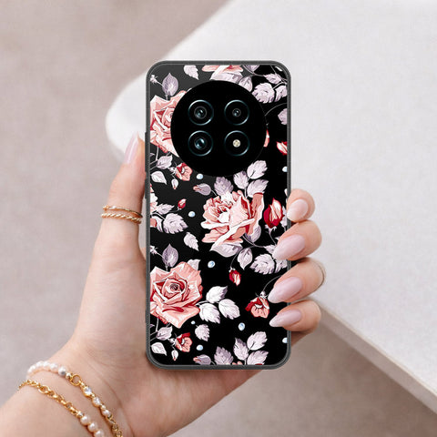 Realme 13 Pro Plus Cover - Floral Series - HQ Ultra Shine Premium Infinity Glass Soft Silicon Borders Case