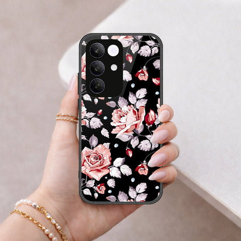 Realme C85 Pro Cover - Floral Series - HQ Ultra Shine Premium Infinity Glass Soft Silicon Borders Case