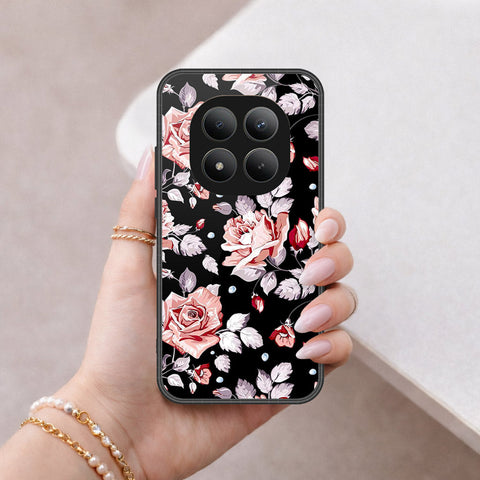 Xiaomi Redmi Note 15 Pro Plus Cover - Floral Series - HQ Ultra Shine Premium Infinity Glass Soft Silicon Borders Case