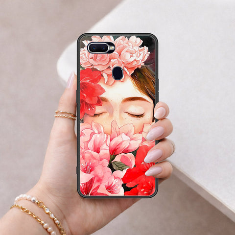Realme 2 Pro Cover - Floral Series - HQ Ultra Shine Premium Infinity Glass Soft Silicon Borders Case