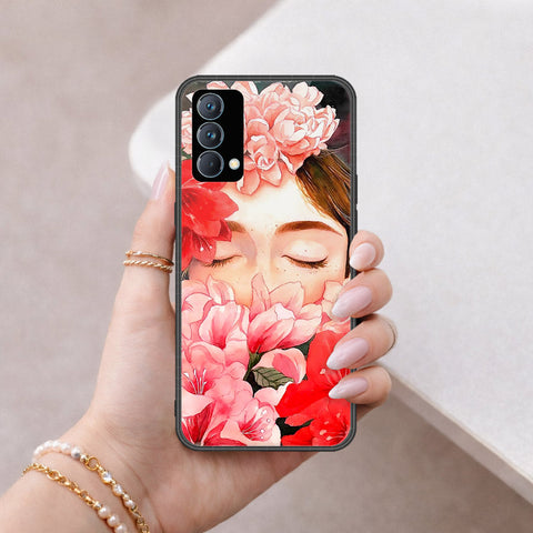 Realme GT Master Cover - Floral Series - HQ Ultra Shine Premium Infinity Glass Soft Silicon Borders Case
