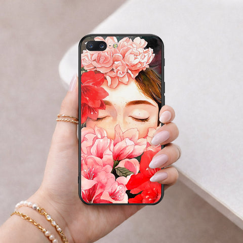 OnePlus 5 Cover - Floral Series - HQ Ultra Shine Premium Infinity Glass Soft Silicon Borders Case