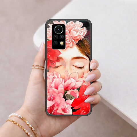 Infinix Note 11s Cover - Floral Series - HQ Ultra Shine Premium Infinity Glass Soft Silicon Borders Case