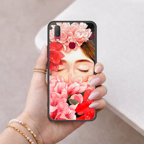 Vivo Y11 2019 Cover - Floral Series - HQ Ultra Shine Premium Infinity Glass Soft Silicon Borders Case