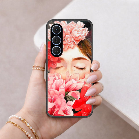 Tecno Spark 40 Pro Cover - Floral Series - HQ Ultra Shine Premium Infinity Glass Soft Silicon Borders Case