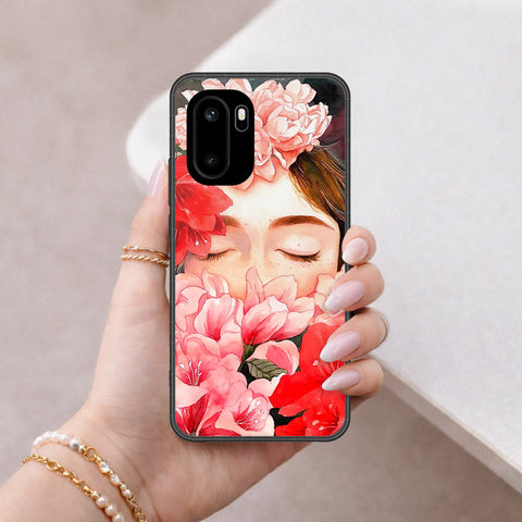 OnePlus Ace 6 Cover - Floral Series - HQ Ultra Shine Premium Infinity Glass Soft Silicon Borders Case