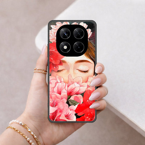 Xiaomi Redmi Note 14 Pro 4G Cover - Floral Series - HQ Ultra Shine Premium Infinity Glass Soft Silicon Borders Case