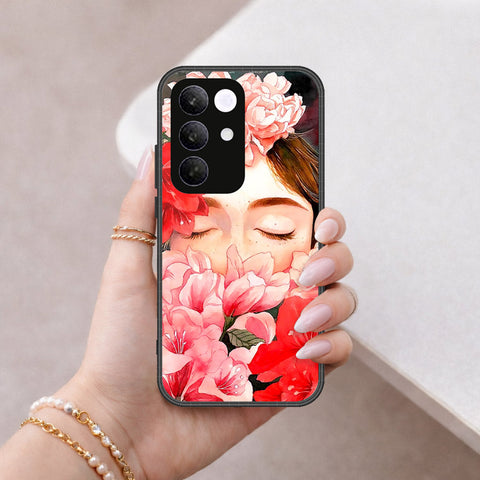 Realme C85 Pro Cover - Floral Series - HQ Ultra Shine Premium Infinity Glass Soft Silicon Borders Case