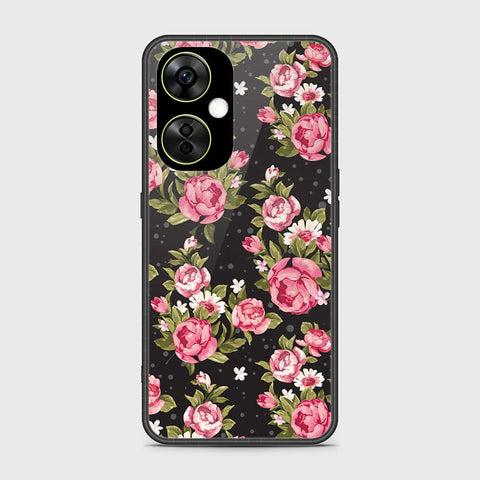 OnePlus Nord CE 3 Cover- Floral Series - HQ Ultra Shine Premium Infinity Glass Soft Silicon Borders Case