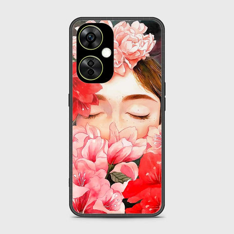 OnePlus Nord CE 3 Cover- Floral Series - HQ Ultra Shine Premium Infinity Glass Soft Silicon Borders Case