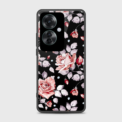 Oppo Reno 11F 5G Cover- Floral Series - HQ Ultra Shine Premium Infinity Glass Soft Silicon Borders Case