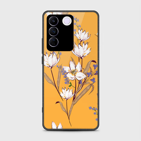 Vivo V27e Cover- Floral Series - HQ Premium Shine Durable Shatterproof Case