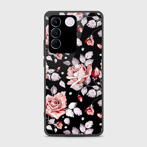 Vivo V27e Cover- Floral Series - HQ Premium Shine Durable Shatterproof Case