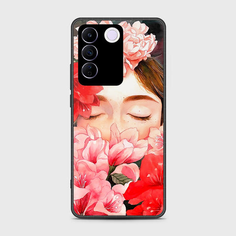 Vivo V27e Cover- Floral Series - HQ Premium Shine Durable Shatterproof Case