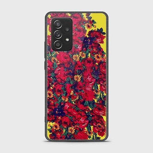 Samsung Galaxy A52 Cover - Design 7 - HQ Ultra Shine Premium Infinity Glass Soft Silicon Borders Case ( Fast Delivery )