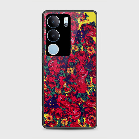 Vivo V29 Cover- Floral Series - HQ Premium Shine Durable Shatterproof Case