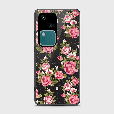 Vivo V30 Cover- Floral Series - HQ Premium Shine Durable Shatterproof Case