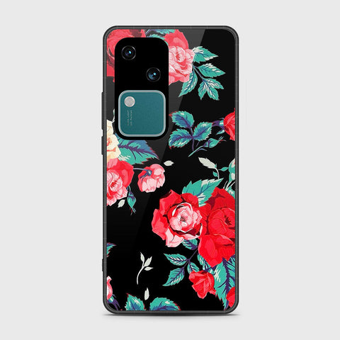 Vivo V30 Cover- Floral Series - HQ Premium Shine Durable Shatterproof Case
