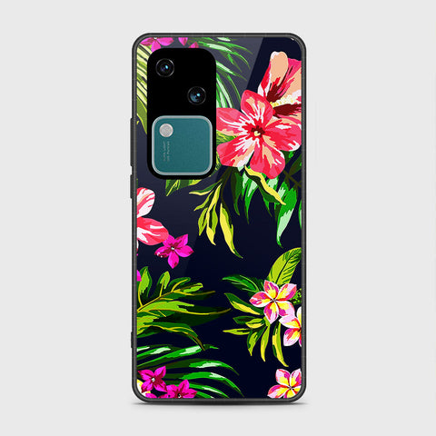 Vivo V30 Cover- Floral Series - HQ Premium Shine Durable Shatterproof Case