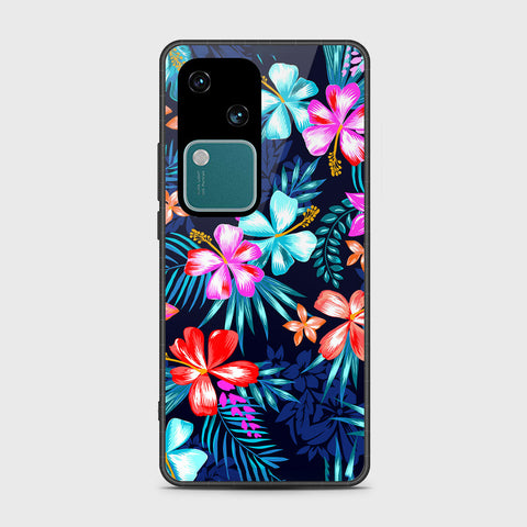 Vivo V30 Cover- Floral Series - HQ Premium Shine Durable Shatterproof Case