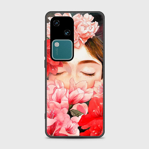 Vivo V30 Cover- Floral Series - HQ Premium Shine Durable Shatterproof Case
