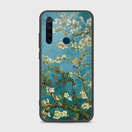 Xiaomi Redmi Note 8 Cover - Floral Series 2 - D7 - HQ Ultra Shine Premium Infinity Glass Soft Silicon Borders Case ( Fast delivery )