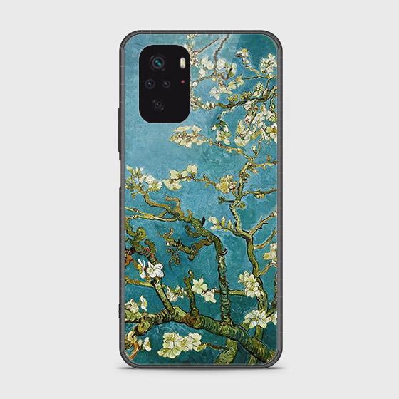 Xiaomi Redmi Note 10S Cover - Floral Series 2 - HQ Ultra Shine Premium Infinity Glass Soft Silicon Borders Case (Fast Delivery)
