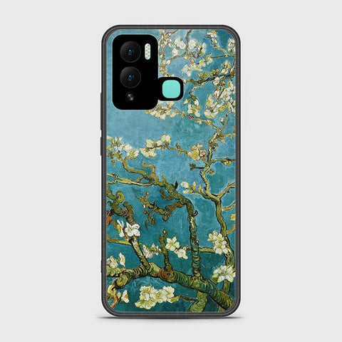 Infinix Hot 12 Play Cover- Floral Series 2 - HQ Ultra Shine Premium Infinity Glass Soft Silicon Borders Case (Fast Delivery)