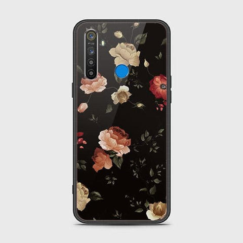 Realme 6i Cover - Floral Series 2 - HQ Ultra Shine Premium Infinity Glass Soft Silicon Borders Case (Fast Delivery) (SU)