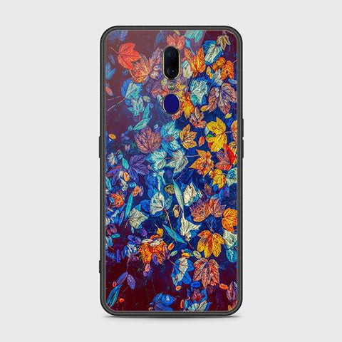 Oppo A9 / A9x Cover - Floral Series 2 - HQ Ultra Shine Premium Infinity Glass Soft Silicon Borders Case (Fast Delivery)