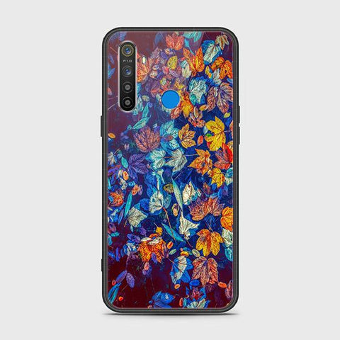Realme 6i Cover - Floral Series 2 - HQ Ultra Shine Premium Infinity Glass Soft Silicon Borders Case (Fast Delivery) (SU)
