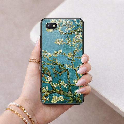 Honor Y5 2018 Cover - Floral Series 2 - HQ Ultra Shine Premium Infinity Glass Soft Silicon Borders Case