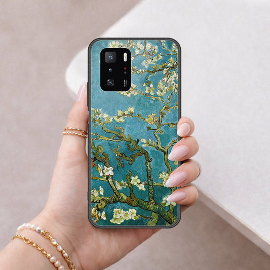 Xiaomi Redmi Note 10 Pro 5G Cover - Floral Series 2 - HQ Ultra Shine Premium Infinity Glass Soft Silicon Borders Case