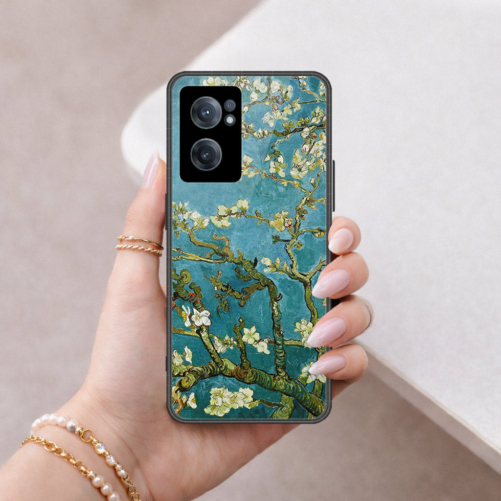 OnePlus Nord CE 2 5G Cover - Floral Series 2 - HQ Ultra Shine Premium Infinity Glass Soft Silicon Borders Case