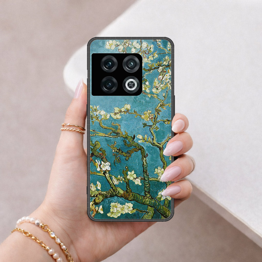 OnePlus 10 Pro Cover - Floral Series 2 - HQ Ultra Shine Premium Infinity Glass Soft Silicon Borders Case